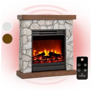 Klarstein Elektrokamin mit Heizung Braun