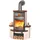 Avenso GT ECOplus 8 kW Keramik Weiß/Stahl jola-braun/stone