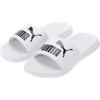 Puma - Herren/Damen Unisex Badesandale "Popcat", Logo GT1120 (37 EU) (Weiß) - Weiß