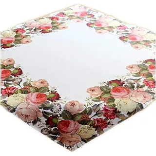 Raebel - Mitteldecke - Druckmotiv Rosen - (85x85 cm)