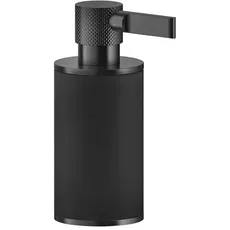 Gessi Inciso Stand-Seifenspender, Behälter schwarz matt, 58538, Farbe: Warm Bronze gebürstet PVD
