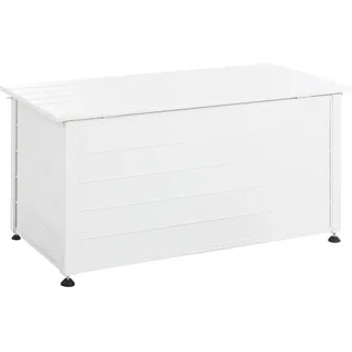 Beliani Auflagenbox 123 x 60 x 60 cm Weiß