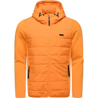 Steppjacke RAGWEAR "Steppjacke Rendy Tech YOUMODO", Herren, Gr. M, orange, Obermaterial: 100% Polyester PES.  Obermaterial: 47% Polyester PES. 47% Modal CMD. 6% Elasthan EL. Futter: 100% Polyester PES. 100% Polyester PES., gerade hüftbedeckend, hoch geschlossener Ausschnitt, Ärmel ohne Ärmelschlitz elastischer Bund, Jacken Steppjacke, Gesteppte Herren Outdoorjacke mit weichen Ärmeln