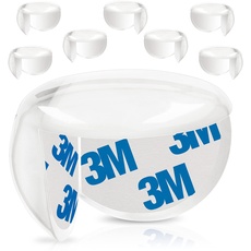 Maila® Eckenschutz Baby (8 Stück) | Kantenschutz mit stärkstem 3M-Kleber für zuverlässige Klebkraft auf verschiedensten Untergründen | Eckenschutz garantiert sicheren Stoßschutz Dank weichem PVC