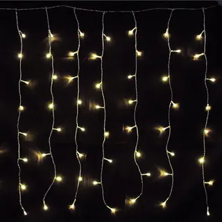 Mojawo Lichtervorhang LED 10 m warmweiß