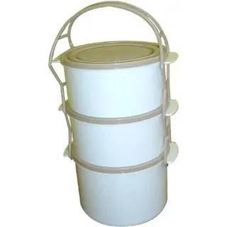 lebensmittelträger COMBI 2x1,0 + 1,5l PH - Weiß