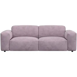 flexlux Couch Polyester 3-Sitzer Lila