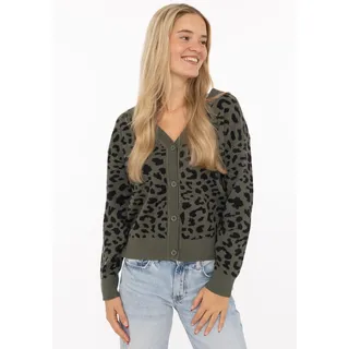 Zwillingsherz Strickpullover »"Classic Leo"« Animal-Muster