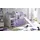 Spielbett Ekki 90 x 200 cm Kiefer massiv weiß lila