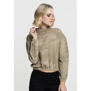 Urban Classics S Turtlene Crew Langarm-t-shirt Mit Stehkragen - Camouflage - S