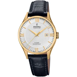 Festina Herrenuhr F20010/2 Schwarz - Gold