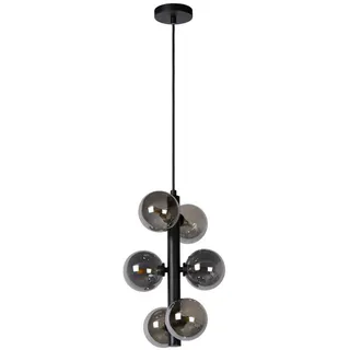Lucide Hängeleuchte , Schwarz , Glas , 25.5x150x25.5 cm , RoHS, Reach , Lampen & Leuchten, Leuchtenserien