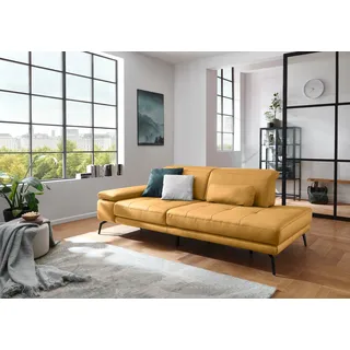 Die PlanBar Recamiere »MP-IN20126 optional mit Drehsitzfunktion« Inkl. Kopfteilverstellung, Federkern oder Kaltschaumpolsterung, weiß