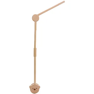 Promise Babe Baby Mobile Halterung Holz Bär Design, Babybett Wickeltisch DIY Mobile Halterung Höhenverstellbar Laufstall Baby Mobile Halter Gestell Stange für Aufhängung Spieluhr Windspiel Bettglocke