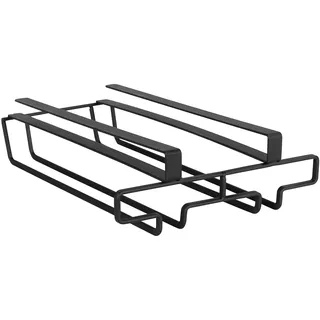 Wenko Einhängekorb Gläserhalter Schwarz