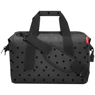 Reisenthel allrounder M glossy dots black - Schwarz