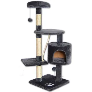 LIONTO Kratzbaum 67 x 55 x 112 cm grau