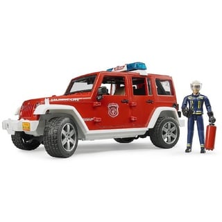 Bruder 02528 - Jeep Wrangler Unlimited Rubicon Feuerwehrfahrzeug 1:16