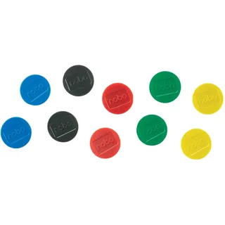 NOBO Haftmagnete rund 38 mm mehrfarbig