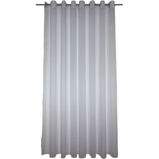 Wirth Gardine WIRTH "Gerty", weiß, B:600cm H:160cm, Polyester, Gardinen, Gardine, Fertig-Store mit Metallösen nach Maß