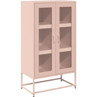 vidaXL Highboard 68 x 123 x 39 cm Rosa