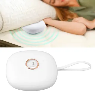 Vibrationswecker, Vibrationskissen Wecker für Bett Kissen Reisewecker mit Vibrationsalarm Vibrations Wecker mit LED Anzeige, für Gehörlose Tiefschläfer