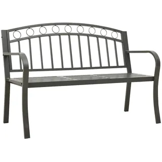 vidaXL Gartenbank 120 x 81 x 51 cm Grau