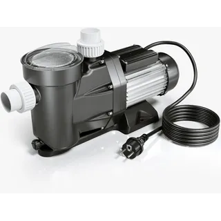 Wiltec Poolpumpe schwarz 19200 l/h