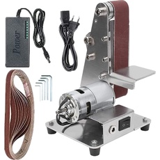 Elektrische Bandschleifer, Mini-Bandschleifer, multifunktionale Polierschleifmaschine Aluminiumlegierung DIY Cutter Kantenschärfer (895 Motor)