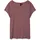 Damen Vmava Plain Ss Top Gajrs Noos T-Shirt Rose Brown XL