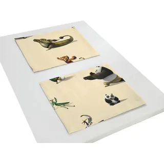 Wirth Platzset "Kung Fu Panda" Universal Pictures, beige