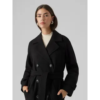 Vero Moda Trenchcoat »VMFORTUNEVEGA LONG TRENCHCOAT GA NOOS«, schwarz