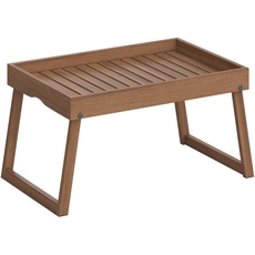 Ambia Garden SERVIERTABLETT Teakfarben - 57x35x27 cm