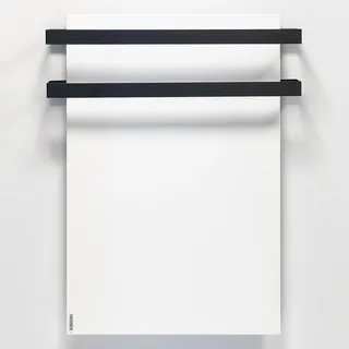 Vasner Infrarotheizung-Handtuchhalter Citara 2er Set Schwarz