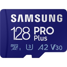Bild PRO Plus microSDXC 128GB Kit, UHS-I U3, A2, Class 10 (MB-MD128KA/EU)