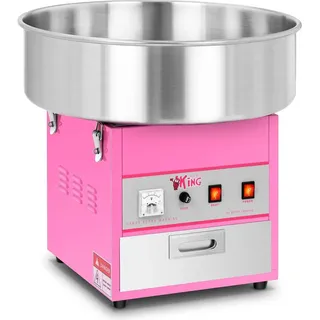 Royal Catering RCZK-1200-W Zuckerwattemaschine, Fun Kitchen, Rosa