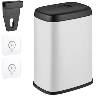 Relaxdays Kosmetikeimer 5 l Weiß