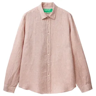 United Colors of Benetton Herren 5bku5qjg8 Hemd, Beige 903, Medium