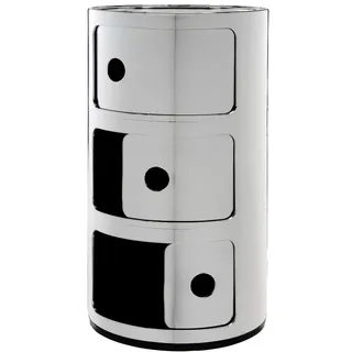 Kartell Componibili 3 Elements Verchromt