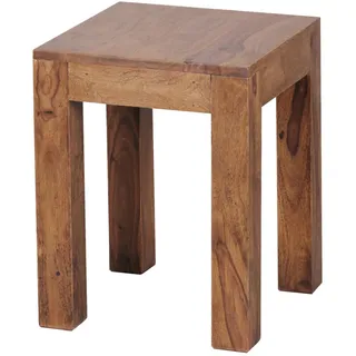 Wohnling Beistelltisch Sheeshamfarben Sheesham 35 x 45 x 35 cm