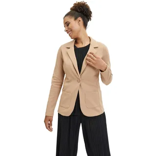 Cartoon Damen Casual-Blazer mit Reverskragen Cinnamon Swirl,34