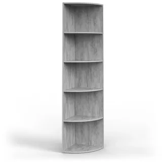 Vicco Eckregal Ecki 40 x 40 x 180 cm Grau