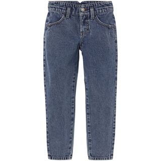 NAME IT Mädchen Nkfbella Dnm 2700 Hw An Mom Pant Noos Hose, Medium Blue Denim, 128 EU