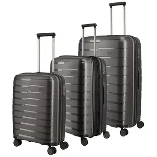 Travelite Air Base Koffer-Set 4-tlg. anthrazit/schwarz