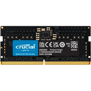 Crucial DDR5-4800 CL 40 SO-DIMM RAM 8GB DDR5 4800MHz CL40 CT8G48C40S5