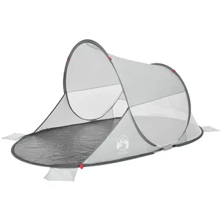 vidaXL Strandzelt Grau Pop-Up Wasserdicht - Grau