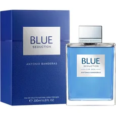 Banderas Perfumes – Blue Seduction – Eau de Toilette Spray für Herren – 200 ml