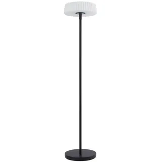 Lindby LED Solarleuchte außen Samine dimmbar (spritzwassergeschützt (Modern) in Schwarz aus Metall (1 flammig,) - Solarlampe Garten
