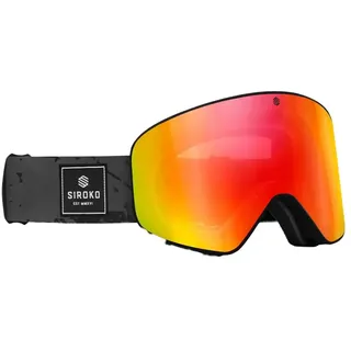 Siroko Gx Skibrille - Red / Orange - Red Mirror/CAT3