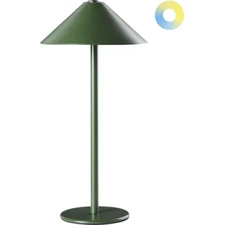 BELIANI LED Tischlampe Grün Metall 30 cm Hoch Aufladbar Kabellos mit USB-C-Ladefunktion Modernes Design für Outdoor Indoor Garten Terrasse Balkon - Grün